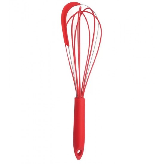 Batedor Manual de Ovos 26cm Fouet de Silicone